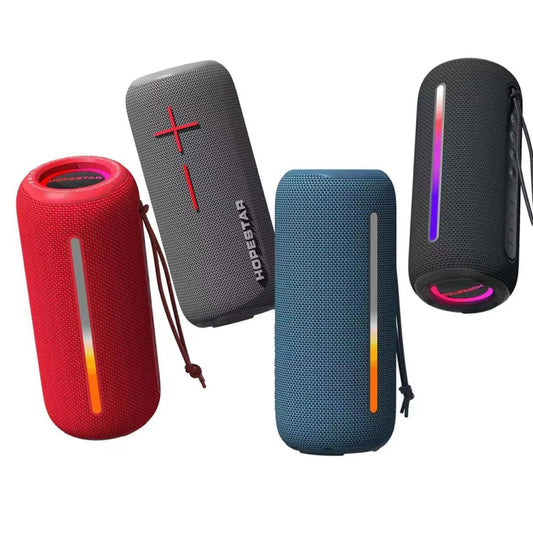 HOPESTAR P39 Outdoor Waterproof RGB Light Wireless Bluetooth Speaker(Black) - Waterproof Speaker by HOPESTAR | Online Shopping UK | buy2fix