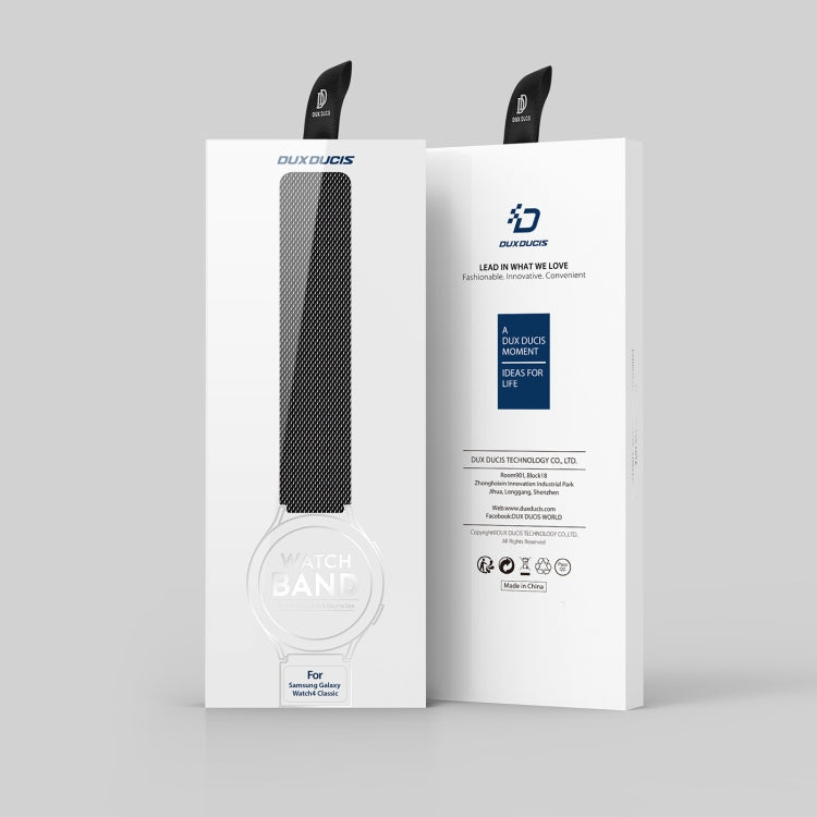 DUX DUCIS Milanese Watch Band For Samsung Watch Series 20mm(Black) by DUX DUCIS