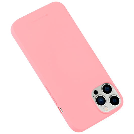 For iPhone 14 Pro Max GOOSPERY SOFT FEELING Liquid TPU Phone Case (Pink) - iPhone 14 Pro Max Cases by GOOSPERY | Online Shopping UK | buy2fix