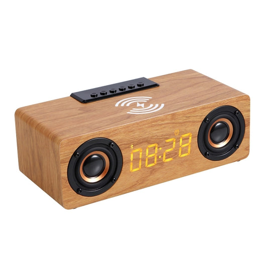 K1 Multifunctional Desktop Wooden Bluetooth Speaker Wireless Loudspeaker(Yellow) by buy2fix