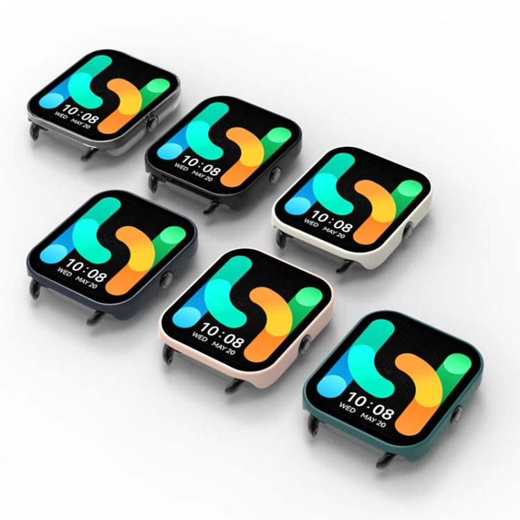 For Xiaomi Haylou Smart Watch 2 LS02 PC+ Toughened Film Fully Enclosed Protective Watch Case(Black) by buy2fix