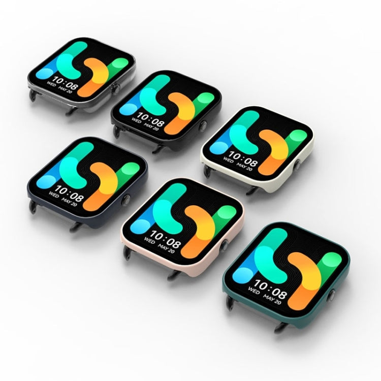 For Xiaomi Haylou Smart Watch 2 LS02 PC+ Toughened Film Fully Enclosed Protective Watch Case(Ink Blue) by buy2fix