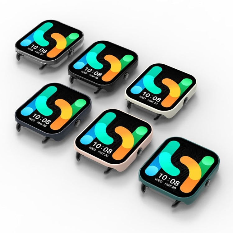 For Xiaomi Haylou Smart Watch 2 LS02 PC+ Toughened Film Fully Enclosed Protective Watch Case(Pink) by buy2fix