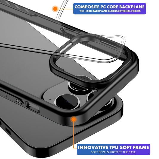 iPAKY Shockproof PC + TPU Protective Phone Case For iPhone 14 Pro(Black) - More iPhone Cases by iPAKY | Online Shopping UK | buy2fix