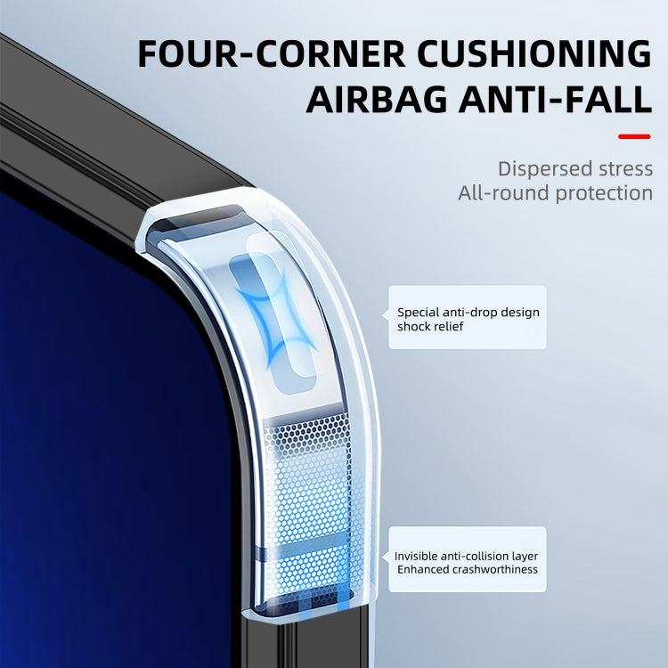 For iPhone 12 Pro Max iPAKY Shockproof PC + TPU Protective Phone Case(Purple) - iPhone 12 Pro Max Cases by iPAKY | Online Shopping UK | buy2fix