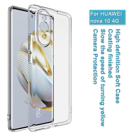 For Huawei nova 10 4G IMAK UX-10 Series Shockproof TPU Phone Case(Transparent) by imak