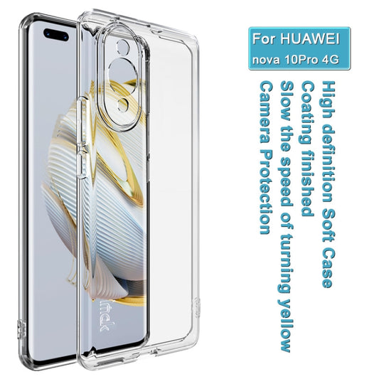 For Huawei nova 10 Pro 4G IMAK UX-10 Series Shockproof TPU Phone Case(Transparent) by imak