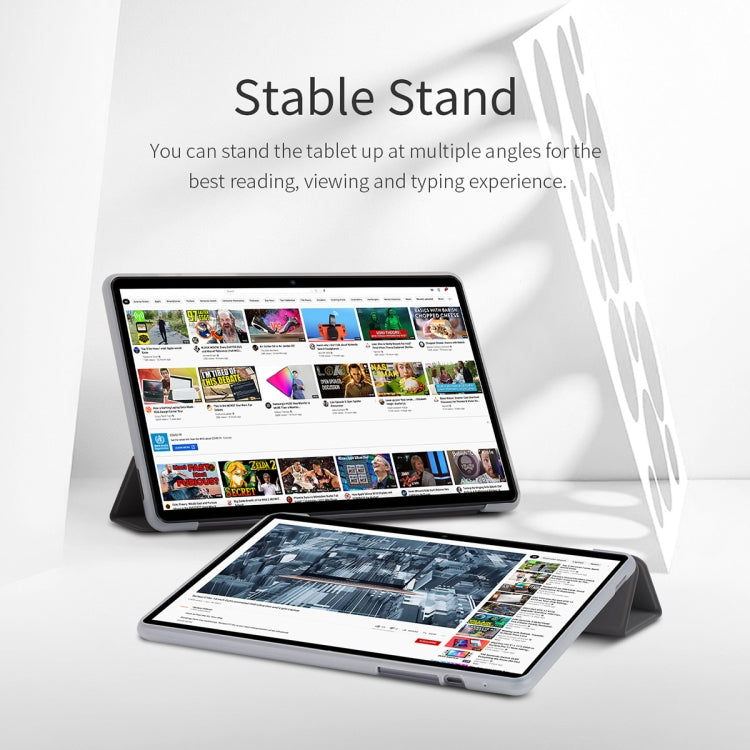 Teclast 3-Fold Holder Folio Leather Tablet Case For Teclast P25 (WMC0806) (Grey) by TECLAST