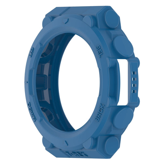 For Amazfit T-Rex 2 Armor Hollow TPU Watch Case(Dark Blue) by buy2fix