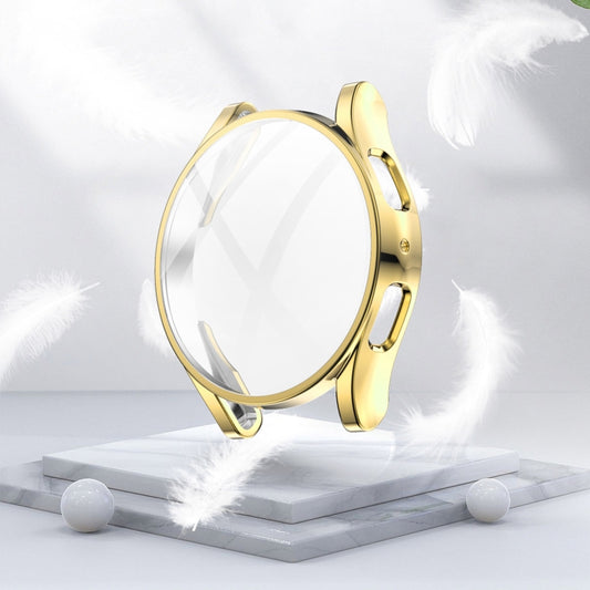 For Samsung Galaxy Watch 5 40 mm Full Coverage TPU Electroplating Protective Case(Gold) by buy2fix