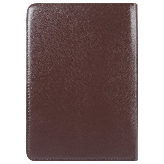 For 7 inch Tablet 360 Degree Rotation Litchi Texture Flip Leather Tablet Case(Brown) - 7 inch by buy2fix | Online Shopping UK | buy2fix