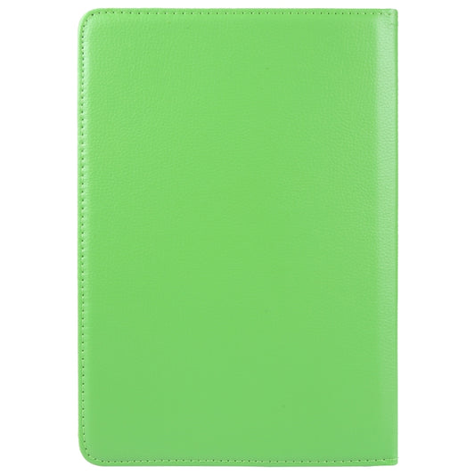 For 8 inch Tablet 360 Degree Rotation Litchi Texture Flip Leather Tablet Case(Green) - 8 inch by buy2fix | Online Shopping UK | buy2fix