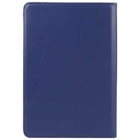 For 8 inch Tablet 360 Degree Rotation Litchi Texture Flip Leather Tablet Case(Blue) - 8 inch by buy2fix | Online Shopping UK | buy2fix