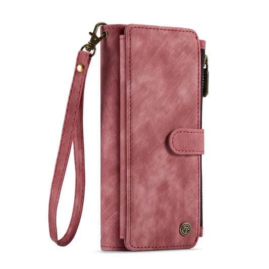 For Samsung Galaxy Z Fold5 CaseMe C30 Multifunctional Card Slots Zipper Phone Leather Phone Case(Red) by CaseMe