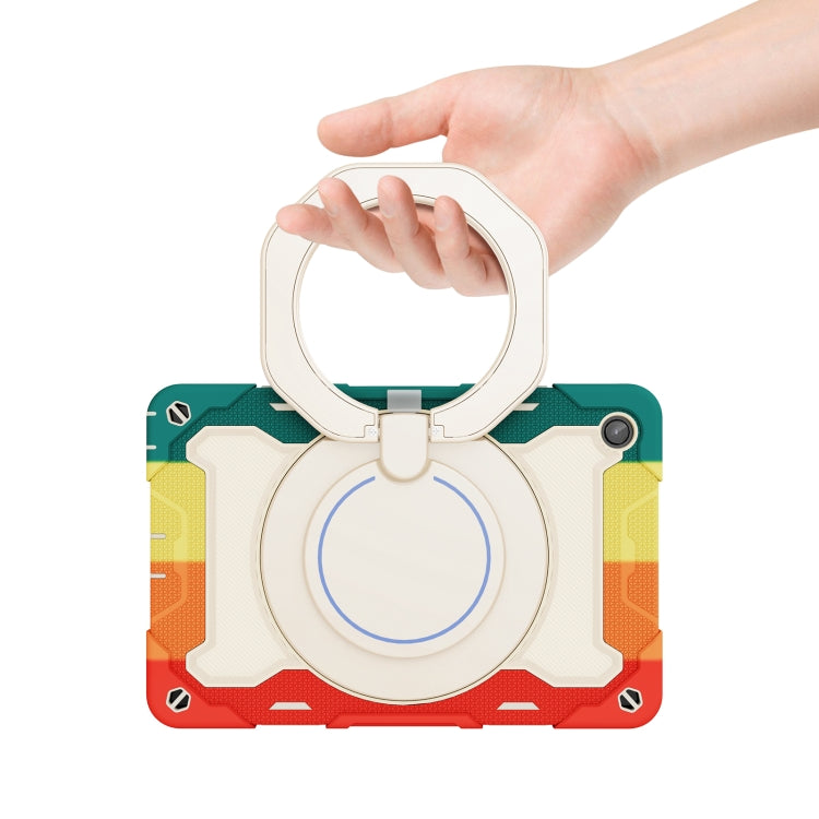 For Lenovo Tab M10 Plus 3rd Gen Armor Contrast Color Silicone + PC Tablet Case(Colorful Red) - Lenovo by buy2fix | Online Shopping UK | buy2fix