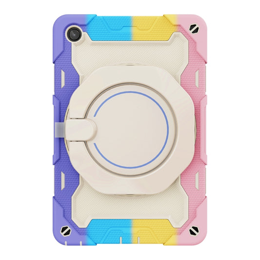 For Lenovo Tab M10 Plus 3rd Gen Armor Contrast Color Silicone + PC Tablet Case(Colorful Pink) - Lenovo by buy2fix | Online Shopping UK | buy2fix