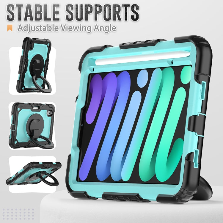 For iPad mini 2024 / mini 6 Bracelet Holder Silicone + PC Tablet Case(Light Blue) - iPad mini 6 Cases by buy2fix | Online Shopping UK | buy2fix