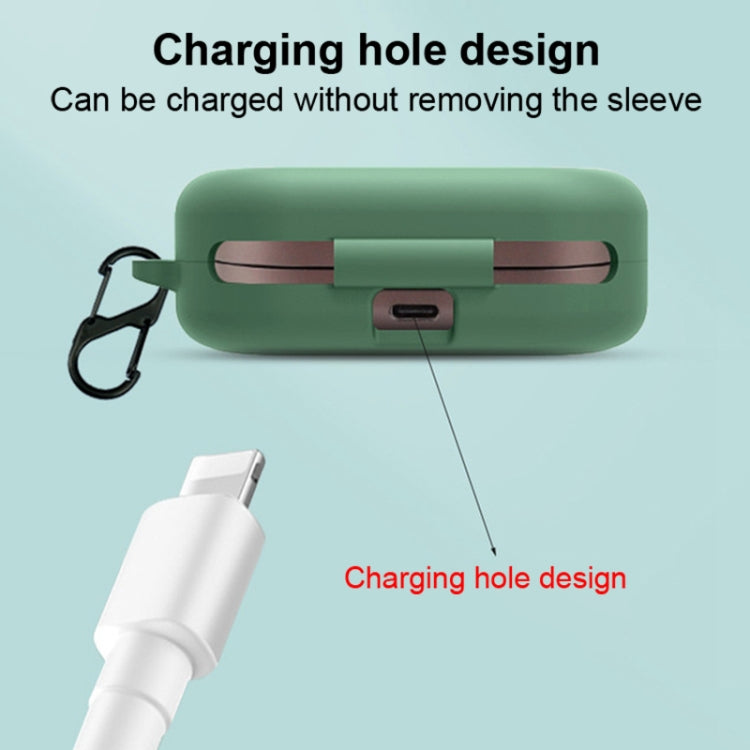 EQ Silicone Bluetooth Earphone Cover with Carabiner For B&O Beoplay(Red) by buy2fix