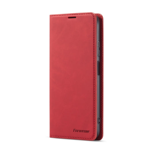 For Huawei P40 Lite / nova 6 SE Forwenw Dream Series Oil Edge Strong Magnetism Horizontal Flip Leather Case with Holder & Card Slots & Wallet & Photo Frame(Red) - Huawei Cases by Forwenw | Online Shopping UK | buy2fix