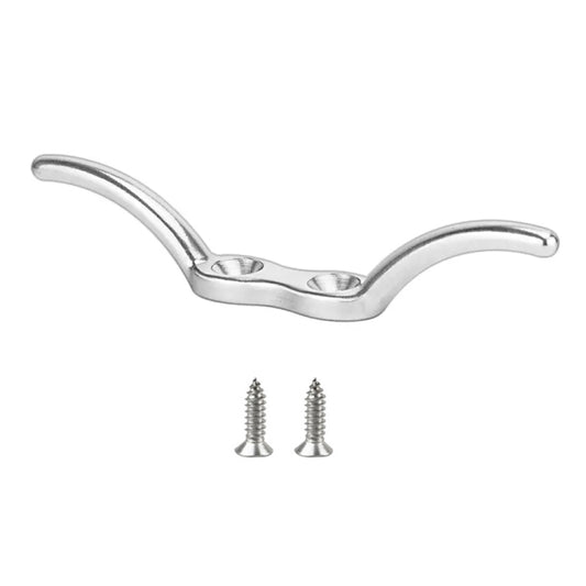 316 Stainless Steel Marine Flagpole Hook with Screw, Style:4 inch by buy2fix