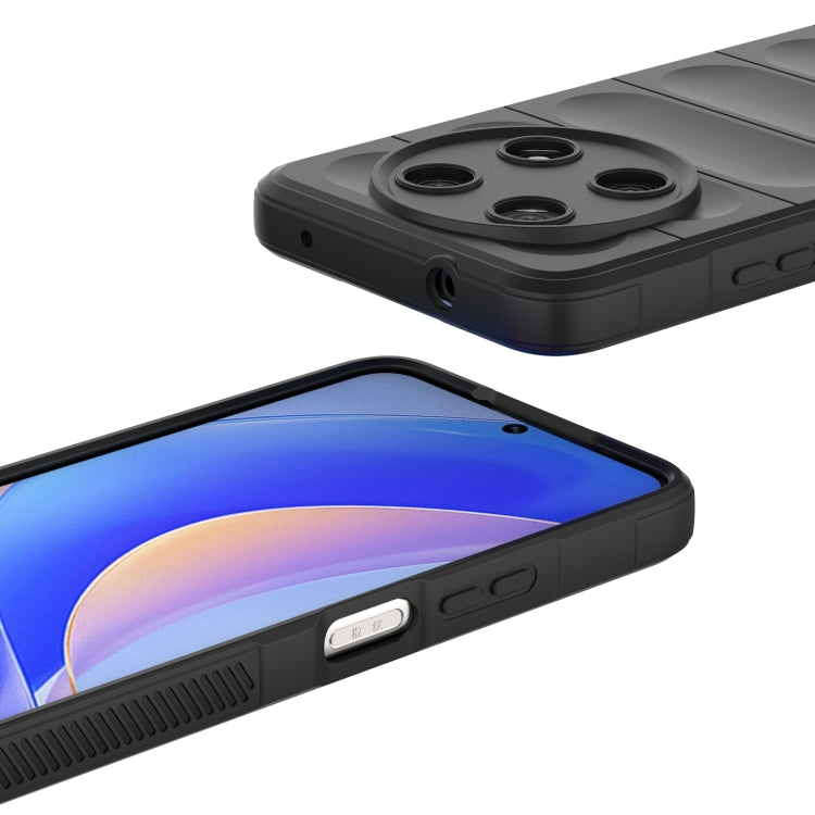 For Huawei Nova Y90/Enjoy 50 Pro Magic Shield TPU + Flannel Phone Case(Dark Blue) by buy2fix