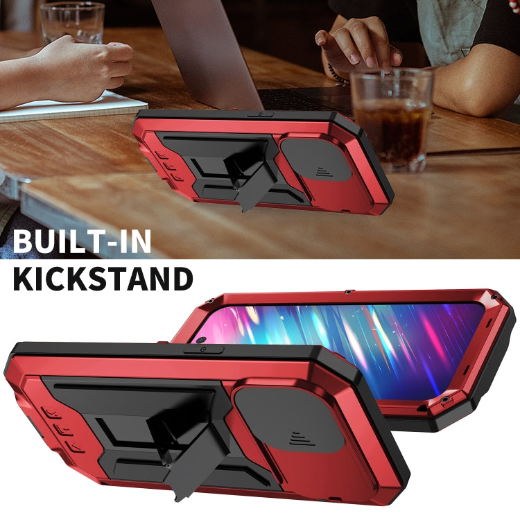 For iPhone 14 Pro R-JUST Shockproof Life Waterproof Dust-proof Case(Red) by R-JUST