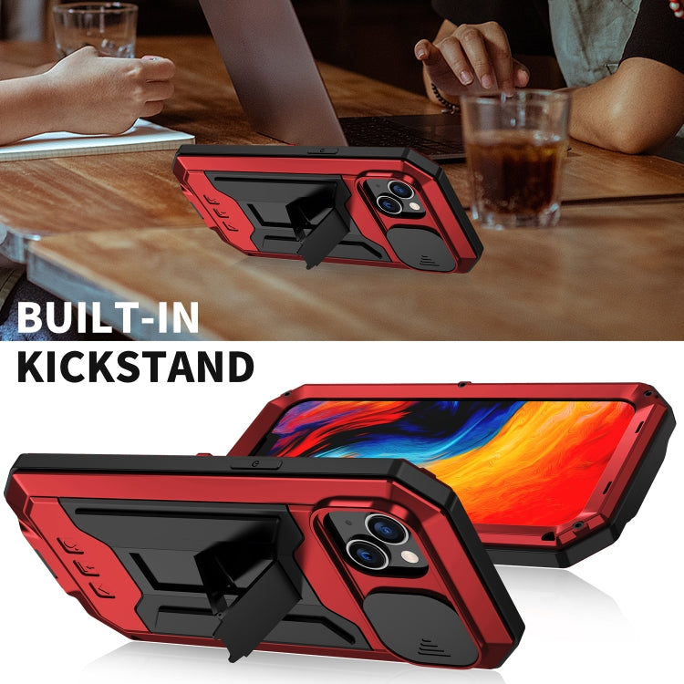 For iPhone 14 Plus R-JUST Shockproof Life Waterproof Dust-proof Case (Red) by R-JUST