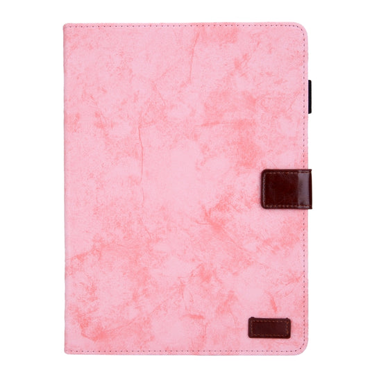 For iPad Pro 11 (2020) & (2018) Marble Style Cloth Texture Tablet PC Protective Leather Case with Bracket & Card Slot & Photo Holder(Pink) - iPad Pro 11 (2018) Cases by buy2fix | Online Shopping UK | buy2fix