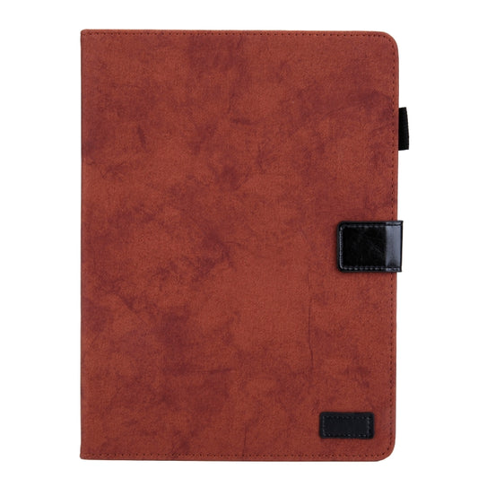 For iPad Pro 11 (2020) & (2018) Marble Style Cloth Texture Tablet PC Protective Leather Case with Bracket & Card Slot & Photo Holder(Brown) - iPad Pro 11 (2018) Cases by buy2fix | Online Shopping UK | buy2fix