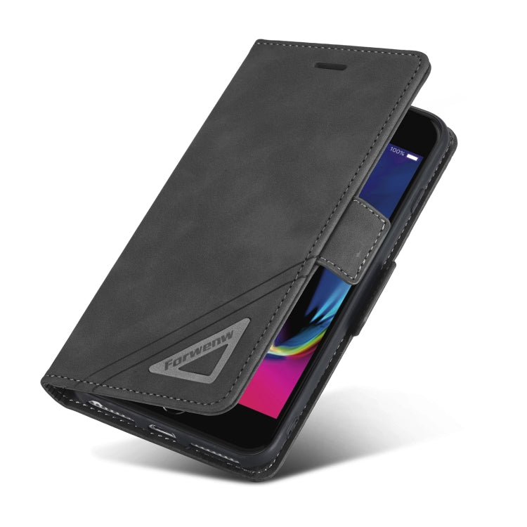 Forwenw Dual-side Buckle Leather Phone Case For iPhone 7 Plus / 8 Plus(Black) - More iPhone Cases by Forwenw | Online Shopping UK | buy2fix