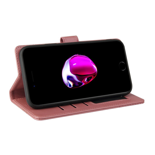 For iPhone SE 2022 / SE 2020 / 8 / 7 GQUTROBE Skin Feel Magnetic Leather Phone Case(Rose Gold) - iPhone SE 2022 / 2020 / 8 / 7 Cases by GQUTROBE | Online Shopping UK | buy2fix