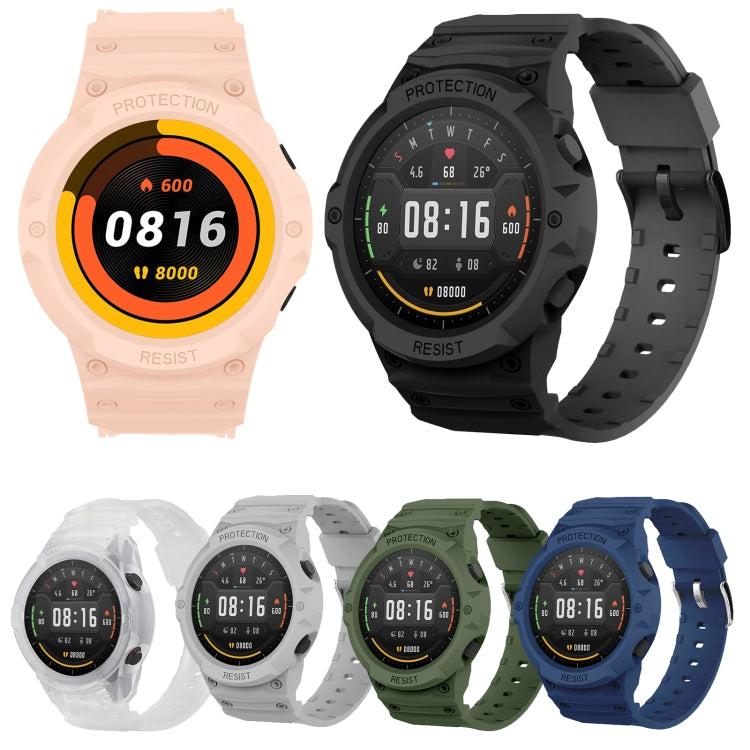 For Xiaomi Watch Color Sport Armor Unibody TPU Watch Band Case(Grey) by buy2fix