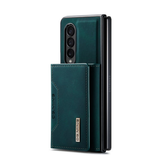 For Samsung Galaxy Z Fold3 5G DG.MING M2 Series 3-Fold Multi Card Bag Phone Case(Green) by DG.MING