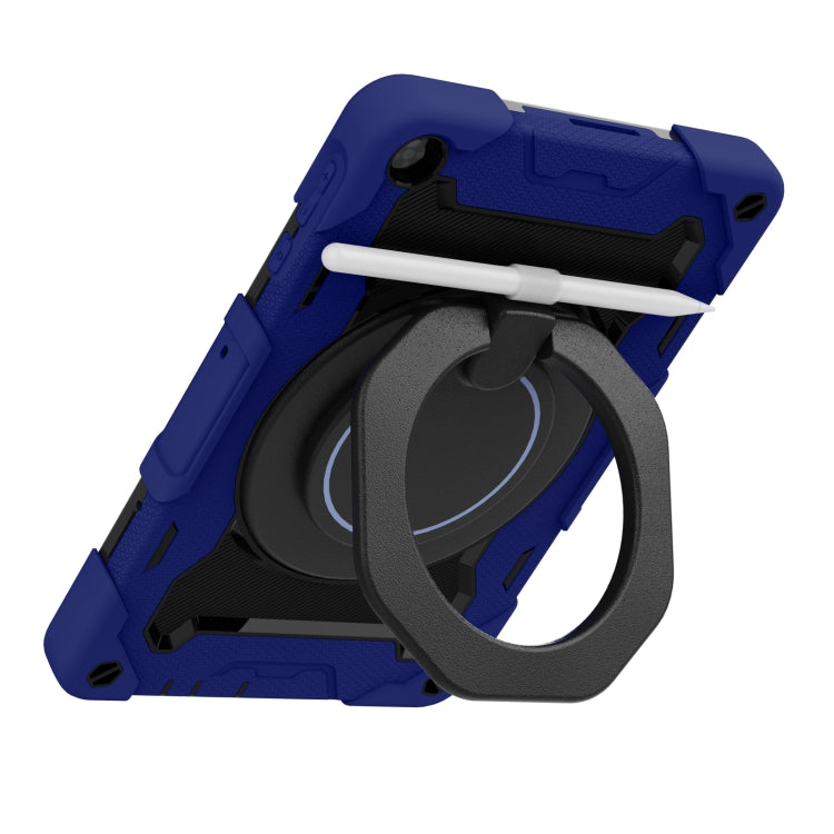 For Huawei MatePad T 10s / T10 Armor Contrast Color Silicone + PC Tablet Case(Dark Blue) - Huawei by buy2fix | Online Shopping UK | buy2fix