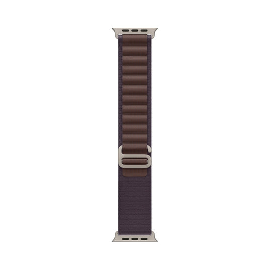 Nylon Loop Watch Band For Apple Watch 46mm / 49mm / 45mm / 44mm(Indigo Blue) by buy2fix