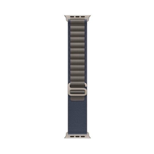 Nylon Loop Watch Band For Apple Watch 46mm / 49mm / 45mm / 44mm(Blue) by buy2fix