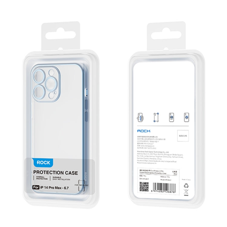 For iPhone 14 ROCK Frosted Plated Phone Case (Black) - iPhone 14 Cases by ROCK | Online Shopping UK | buy2fix