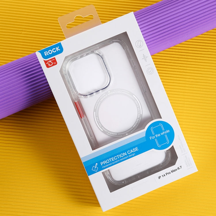 For iPhone 14 Plus ROCK Air InShare MagSafe Phone Case (Transparent) by ROCK
