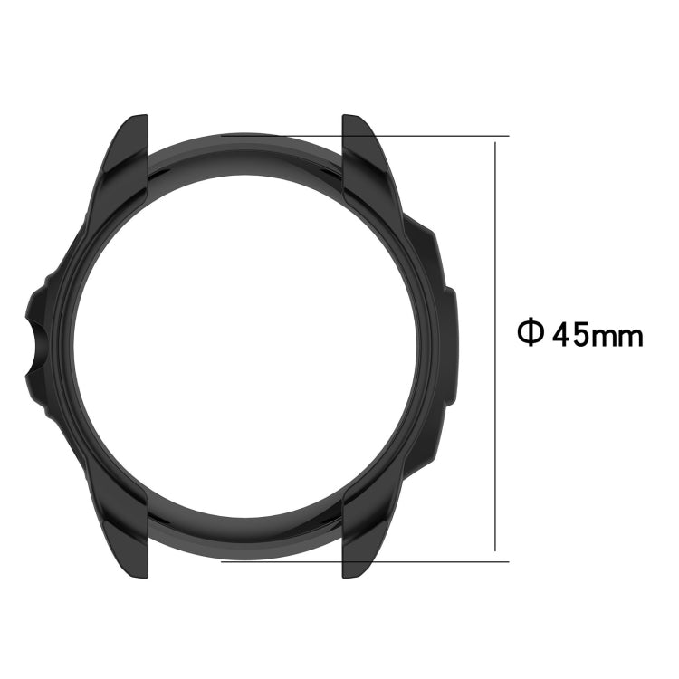 For Garmin Forerunner 255S TPU Armor Hollow Protective Case(Olive Green) by buy2fix