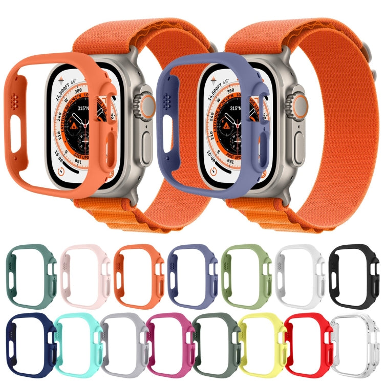 Half-inclusive PC Protective Case For Apple Watch Ultra 1 / 2 / 3 49mm(Orange) by buy2fix