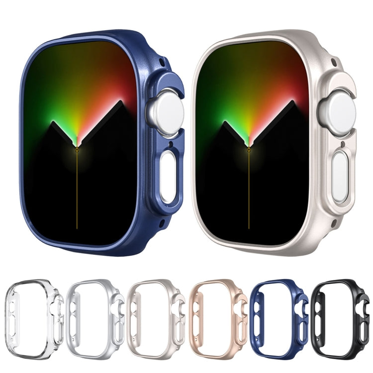For Apple Watch Ultra 1 / 2 / 3 49mm Half-inclusive Frosted PC Protective Case(Midnight Blue) by buy2fix