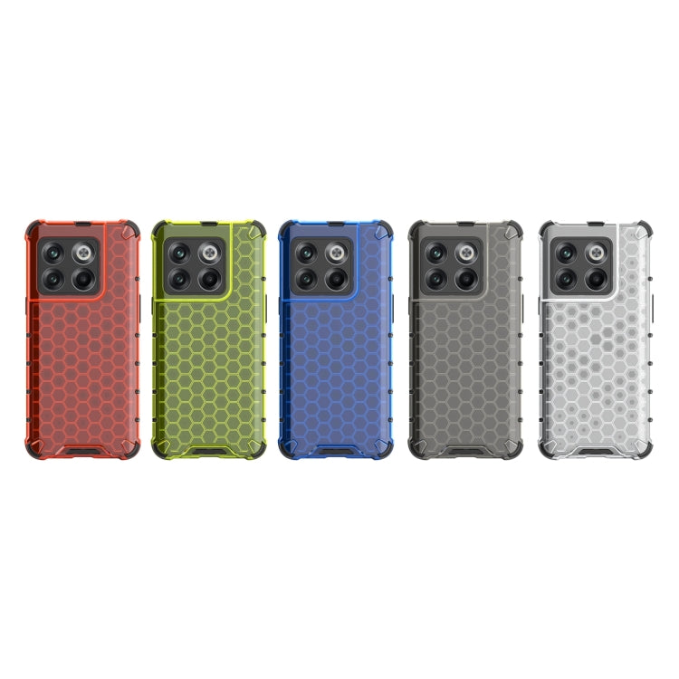 For OnePlus 10T Honeycomb Phone Case(Black) by buy2fix