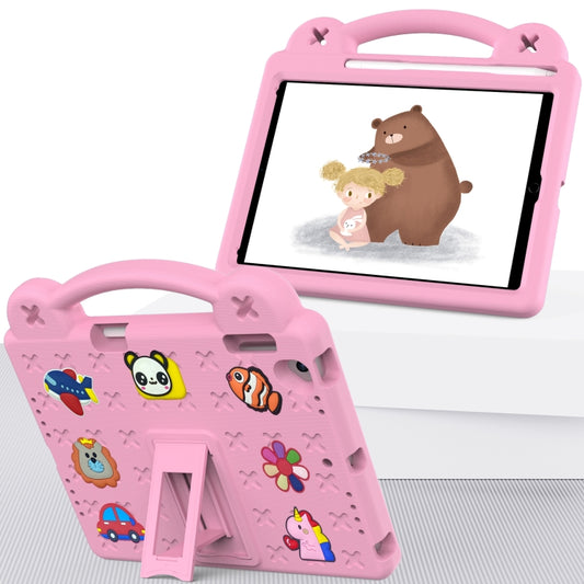 Handle Kickstand Children EVA Shockproof Tablet Case For iPad Air / Air 2 / iPad 5 / 6 / Pro 9.7(Pink) - More iPad Cases by buy2fix | Online Shopping UK | buy2fix