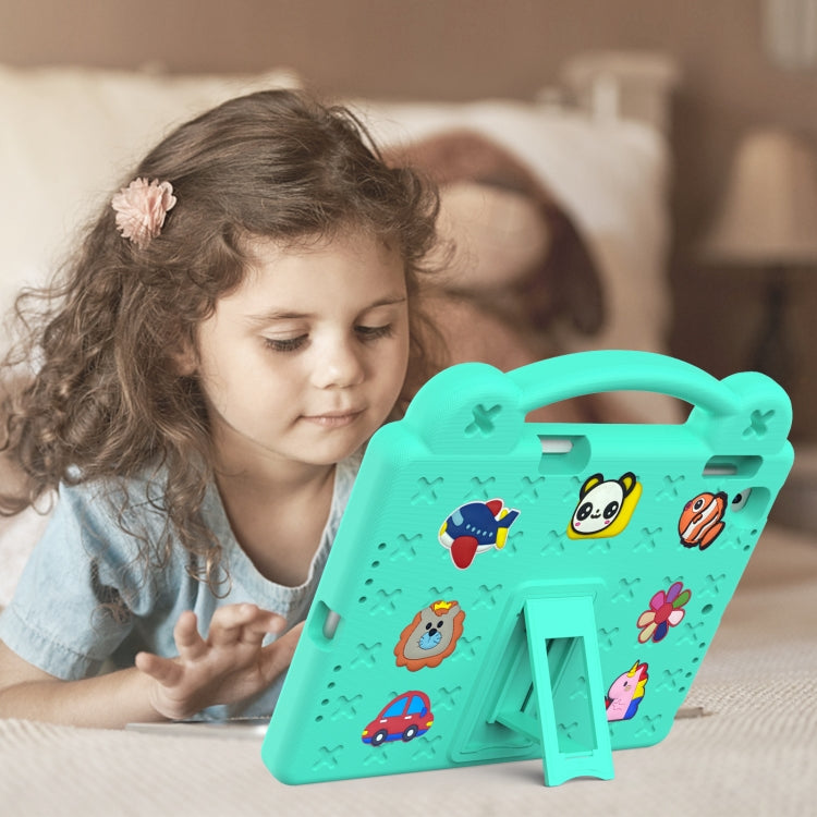 Handle Kickstand Children EVA Shockproof Tablet Case For iPad Air / Air 2 / iPad 5 / 6 / Pro 9.7(Mint Green) - More iPad Cases by buy2fix | Online Shopping UK | buy2fix