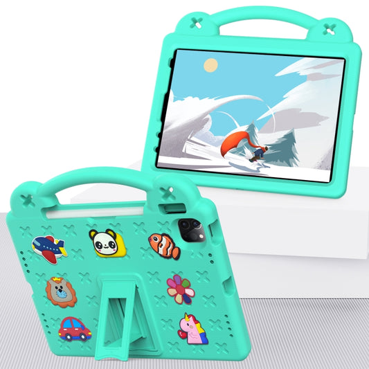 Handle Kickstand Children EVA Shockproof Tablet Case For iPad Air 2020 / 2022 10.9(Mint Green) - More iPad Cases by buy2fix | Online Shopping UK | buy2fix