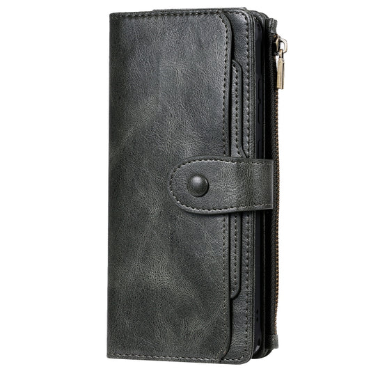 For Galaxy S20 Ultra Multifunctional Retro Detachable Magnetic Horizontal Flip Leather Case with Card Slots & Holder & Wallet & Photo Frame(Dark Grey) - Galaxy Phone Cases by buy2fix | Online Shopping UK | buy2fix