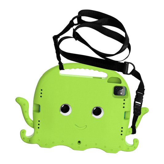 For iPad Pro 11 2018 / 2020 / 2021 Octopus Style EVA + PC Tablet Case with Strap(Grass Green) - iPad Pro 11 (2022/2021) Cases by buy2fix | Online Shopping UK | buy2fix