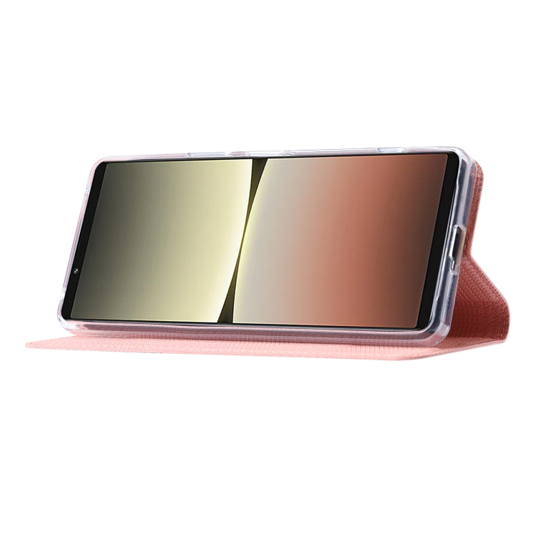 For Sony Xperia 5 IV ViLi DH Series Shockproof Leather Phone Case(Pink) - Sony Cases by ViLi | Online Shopping UK | buy2fix