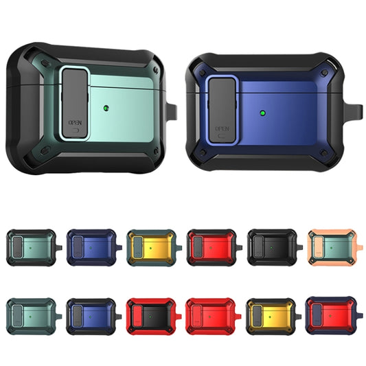 For AirPods Pro 2 Wireless Earphones Shockproof Bumblebee Silicone Protective Case(Black Blue) by buy2fix