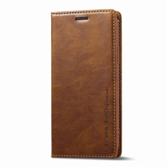 For iPhone XS Max LC.IMEEKE RFID Anti-theft Leather Phone Case(Brown) - More iPhone Cases by LC.IMEEKE | Online Shopping UK | buy2fix